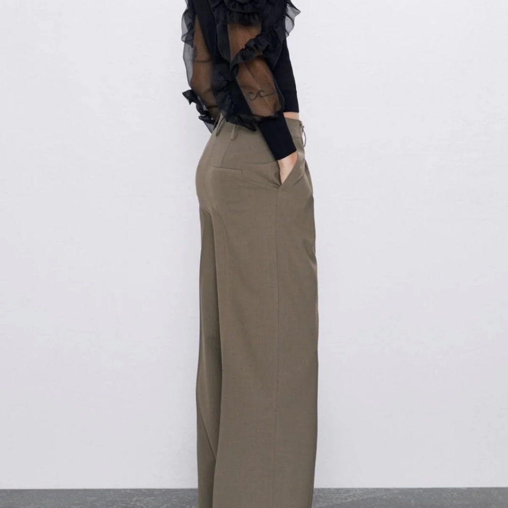 Zara, organza sleeve sweater, S NWOT - Picture 8 of 9